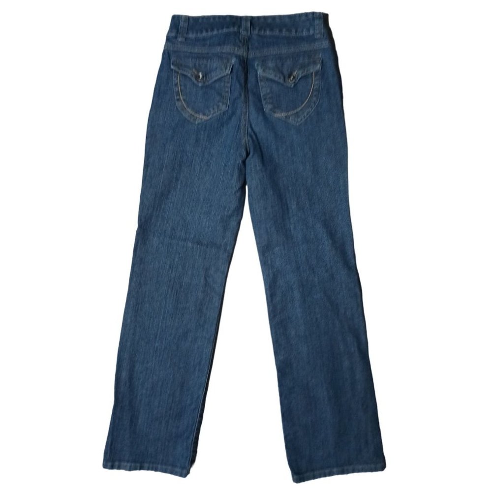 Nine West Jeans Womens Size 6 Straight Leg Blue Denim High Waist - Picture 6 of 15
